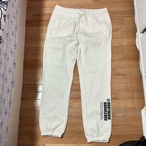 Mens White/Cream Sweatpants from H&M